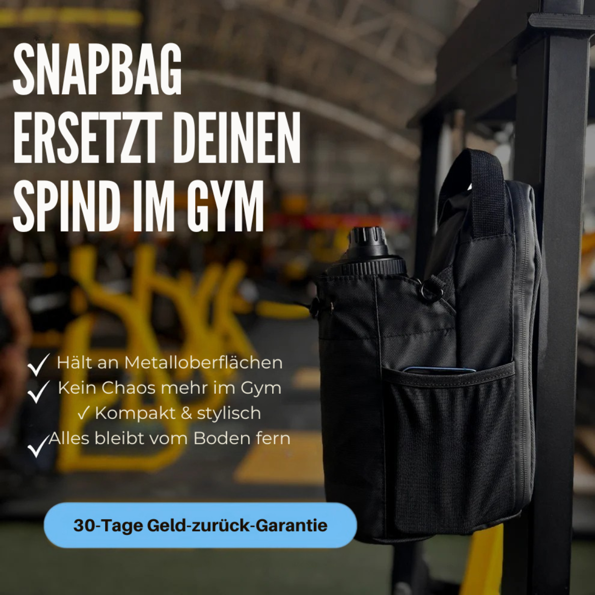 SnapBag - Magnetische Gymtasche